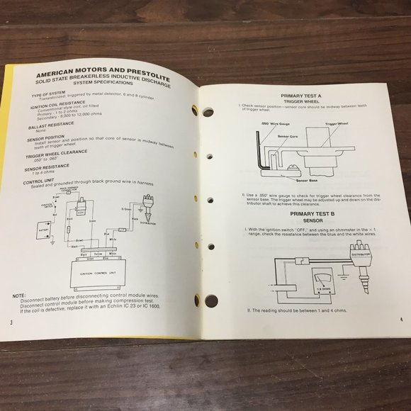 1978 Accel Eliminator Ignition Test Procedures Electronic Ignition Manual AP 318 - Picture 8 of 16